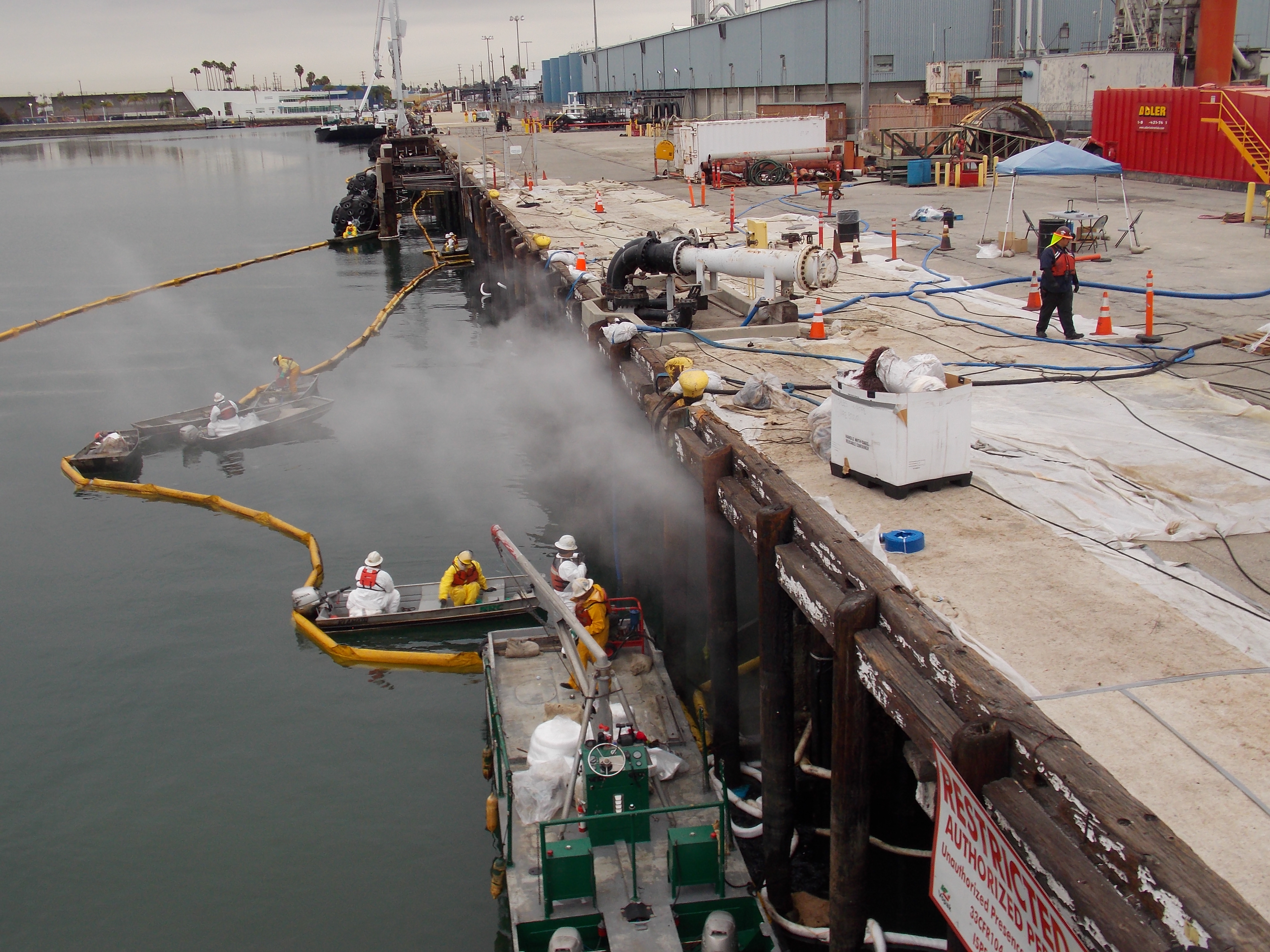 port of los angeles oil spill national response corporation